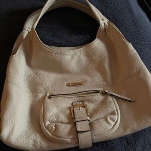 Medium size soft leather cream Michael Kors purse